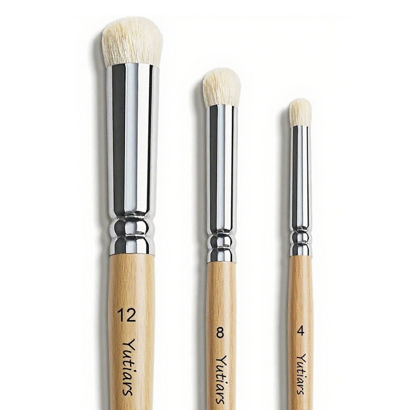 Model Kit Paint Set - 3Pcs Hobby Miniature Paint Brushes Kit