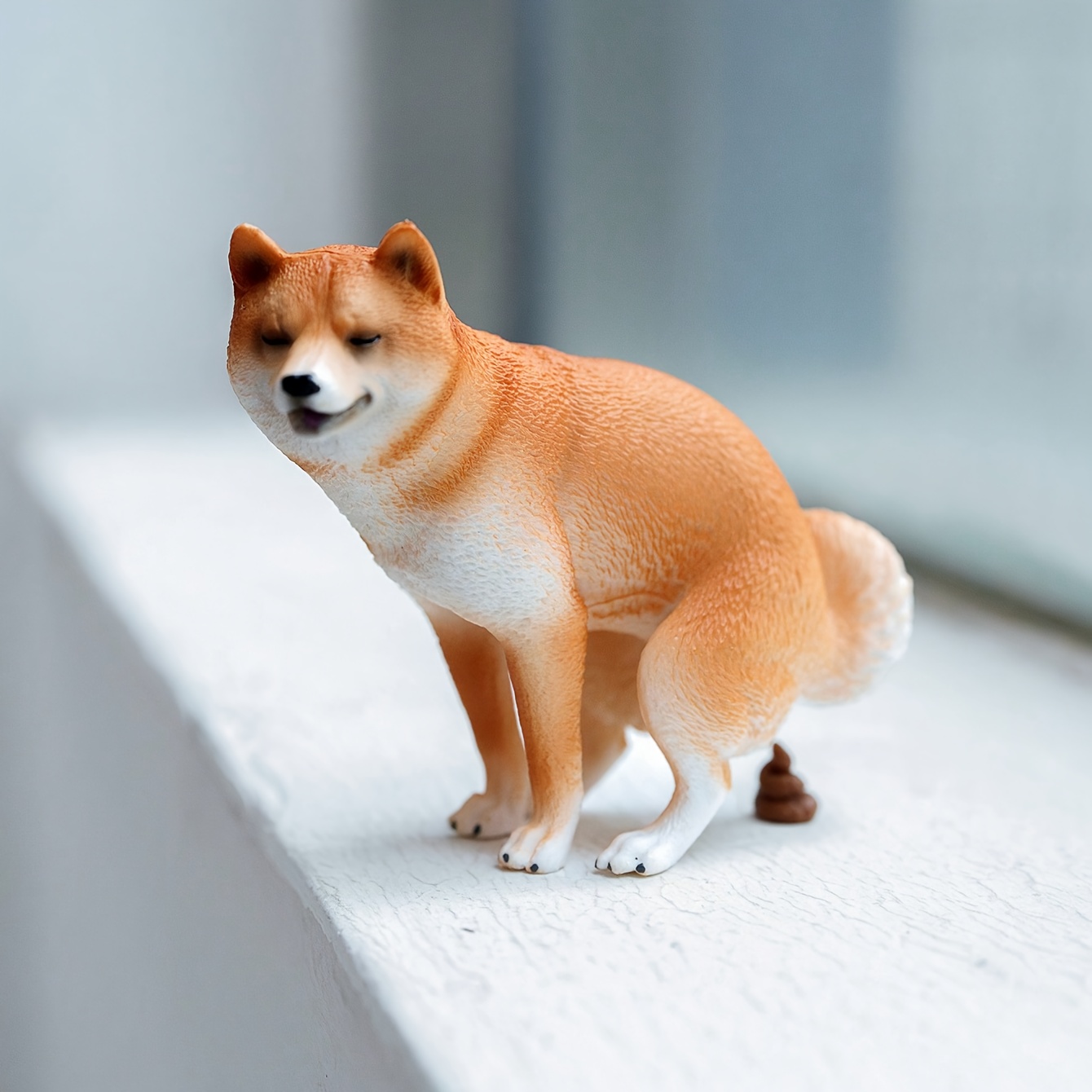 Model Kit Resin - 1/6 Scale Funny Shiba Inu Figurine