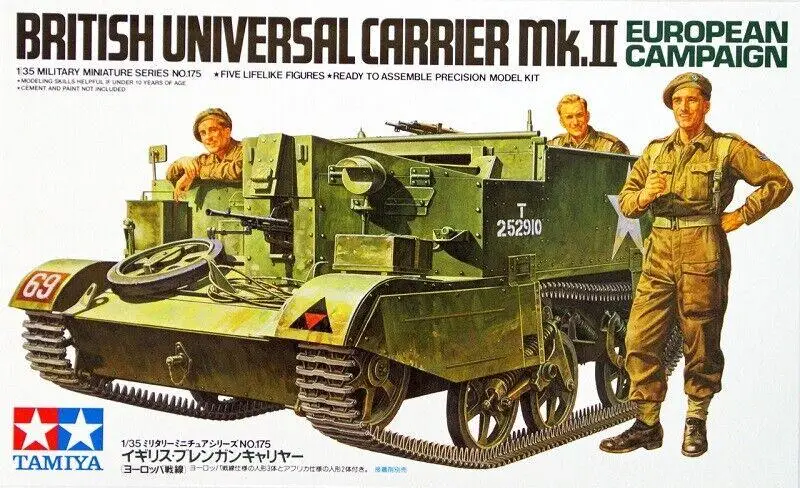 Model Kit Manual - Tamiya 35175 1/35 Model Kit British