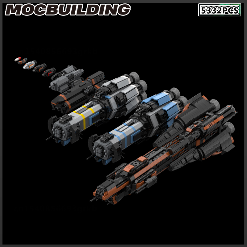 MOC Building Block Space Ship  - Model Kit Destroyer review and price
