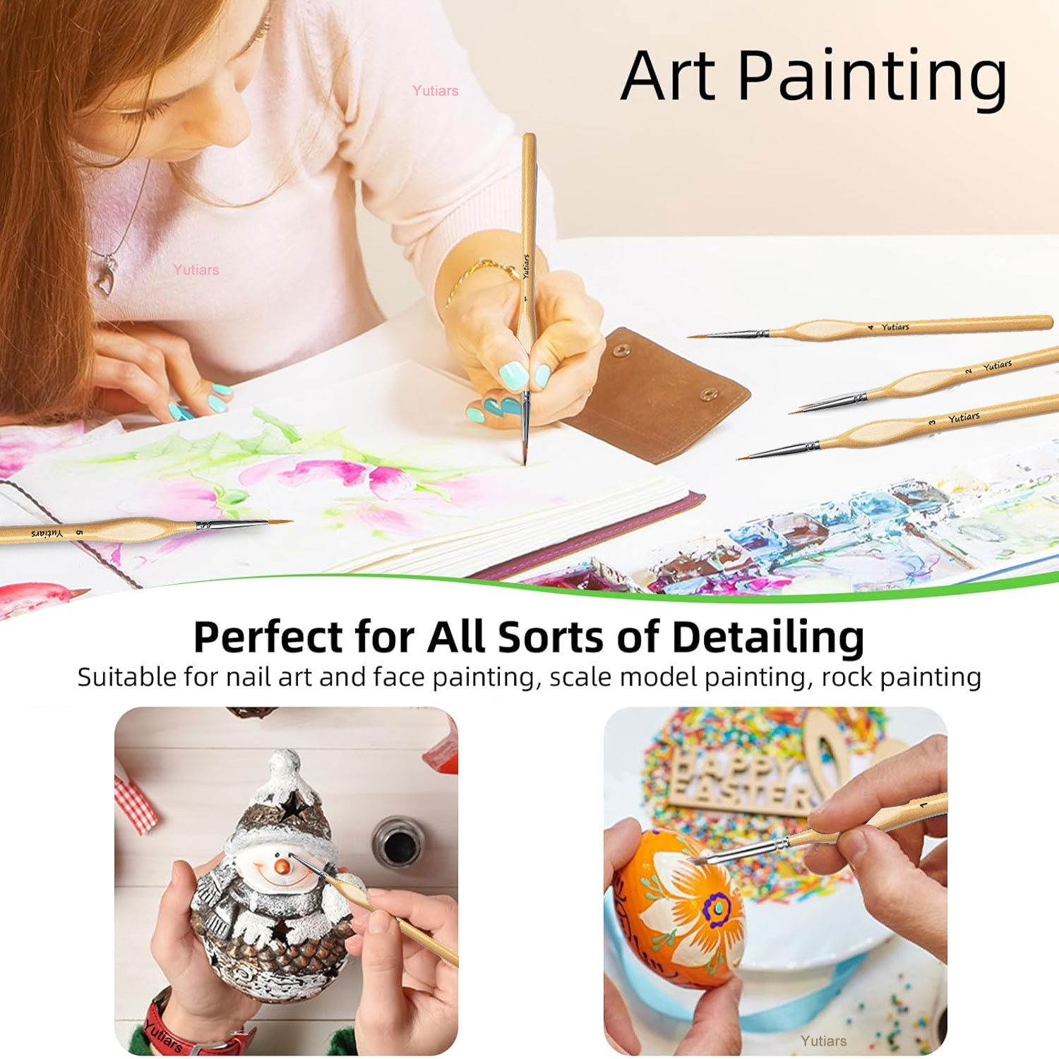 10pcs Precision Paint Brush Se - Model Kit Paint Set review and price