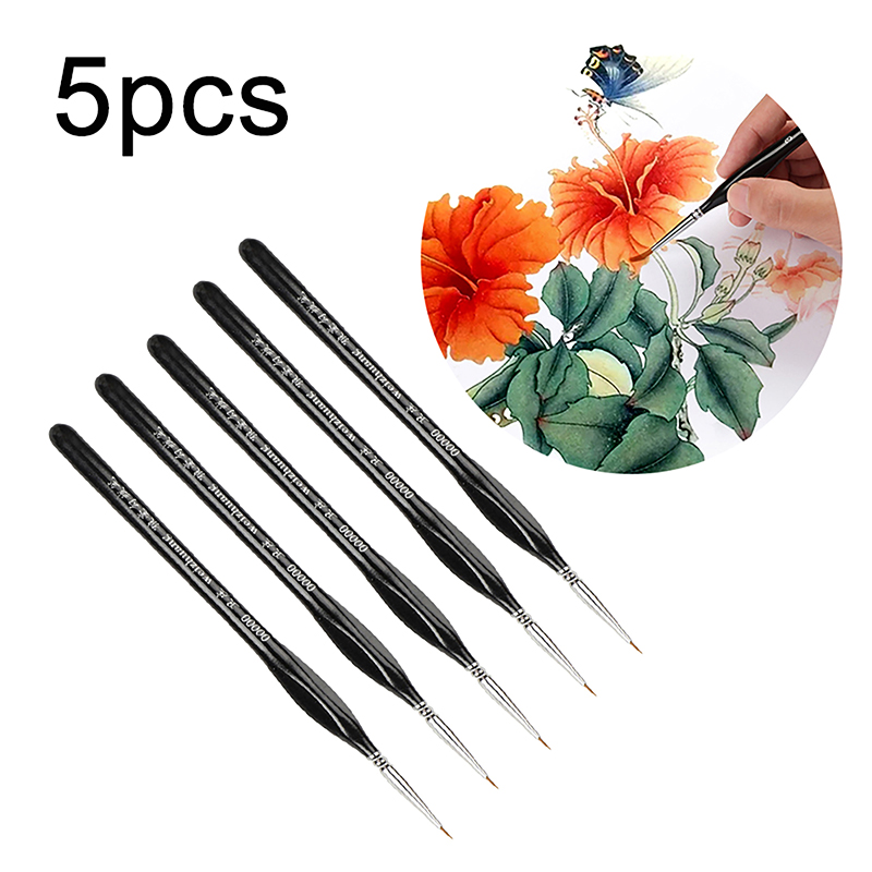 5Pcs Precision Fine Tip 00000  - Model Kit Paint Set review and price