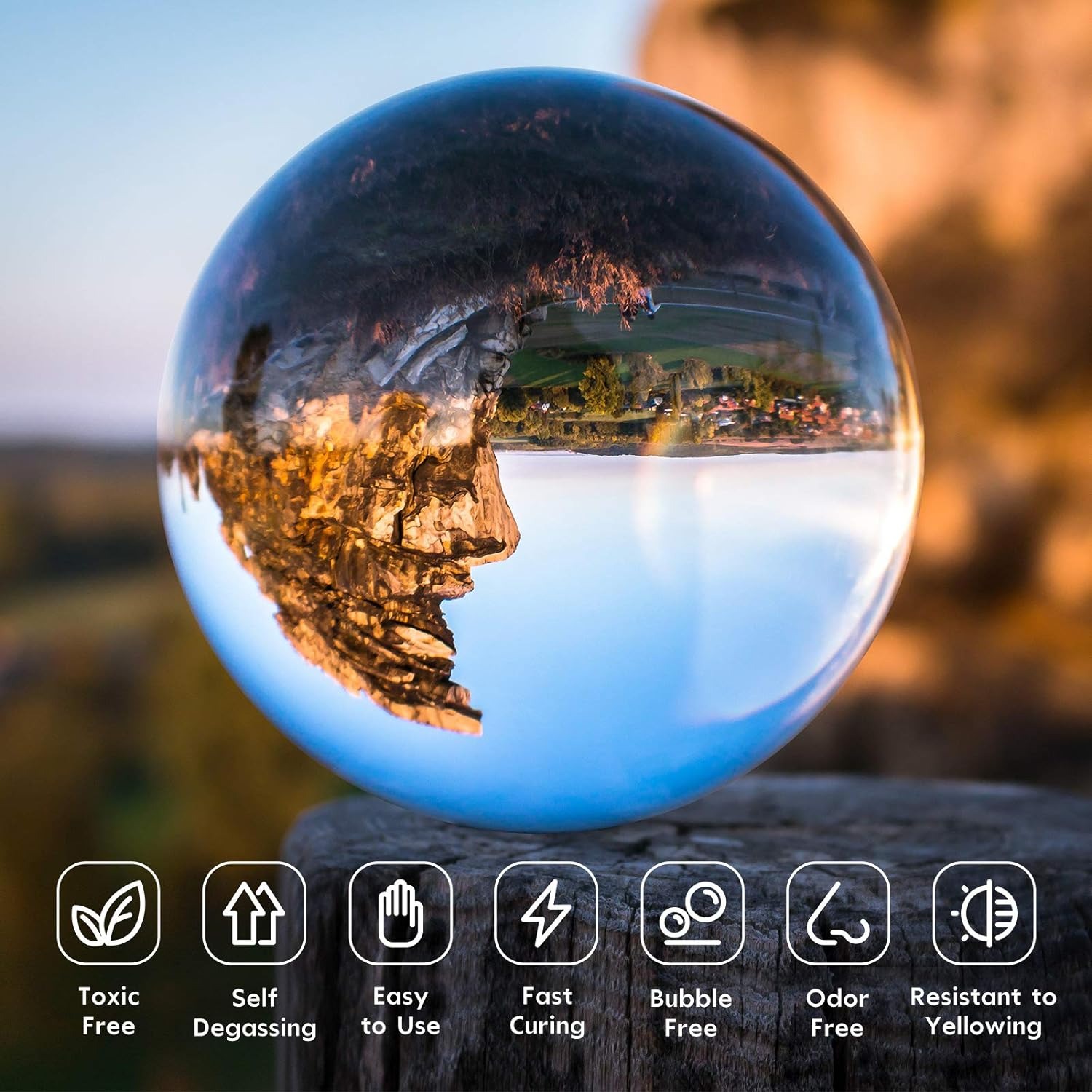 300g UV Resin Clear,Hard,Upgra - Model Kit Resin review and price