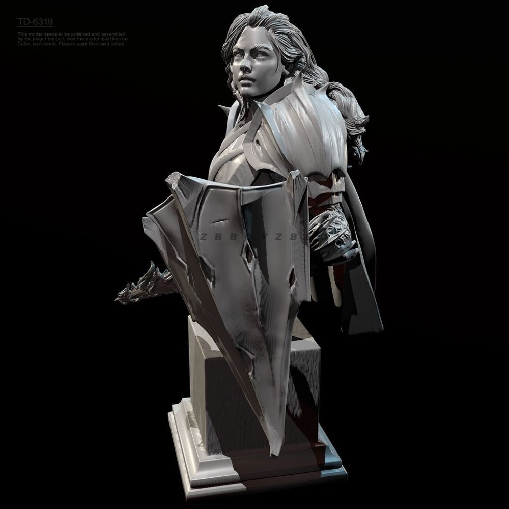 55mm 70mm Bust of A Female Kni - Model Kit Knight review and price