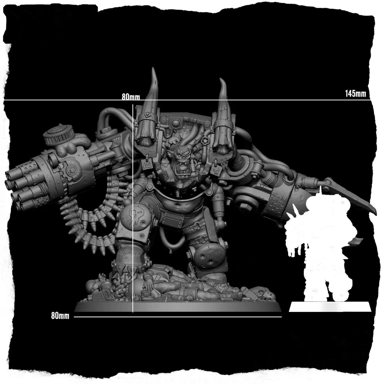 Resin Kit Wargame 28523 Orc Bo - Model Kit Dinosaur review and price