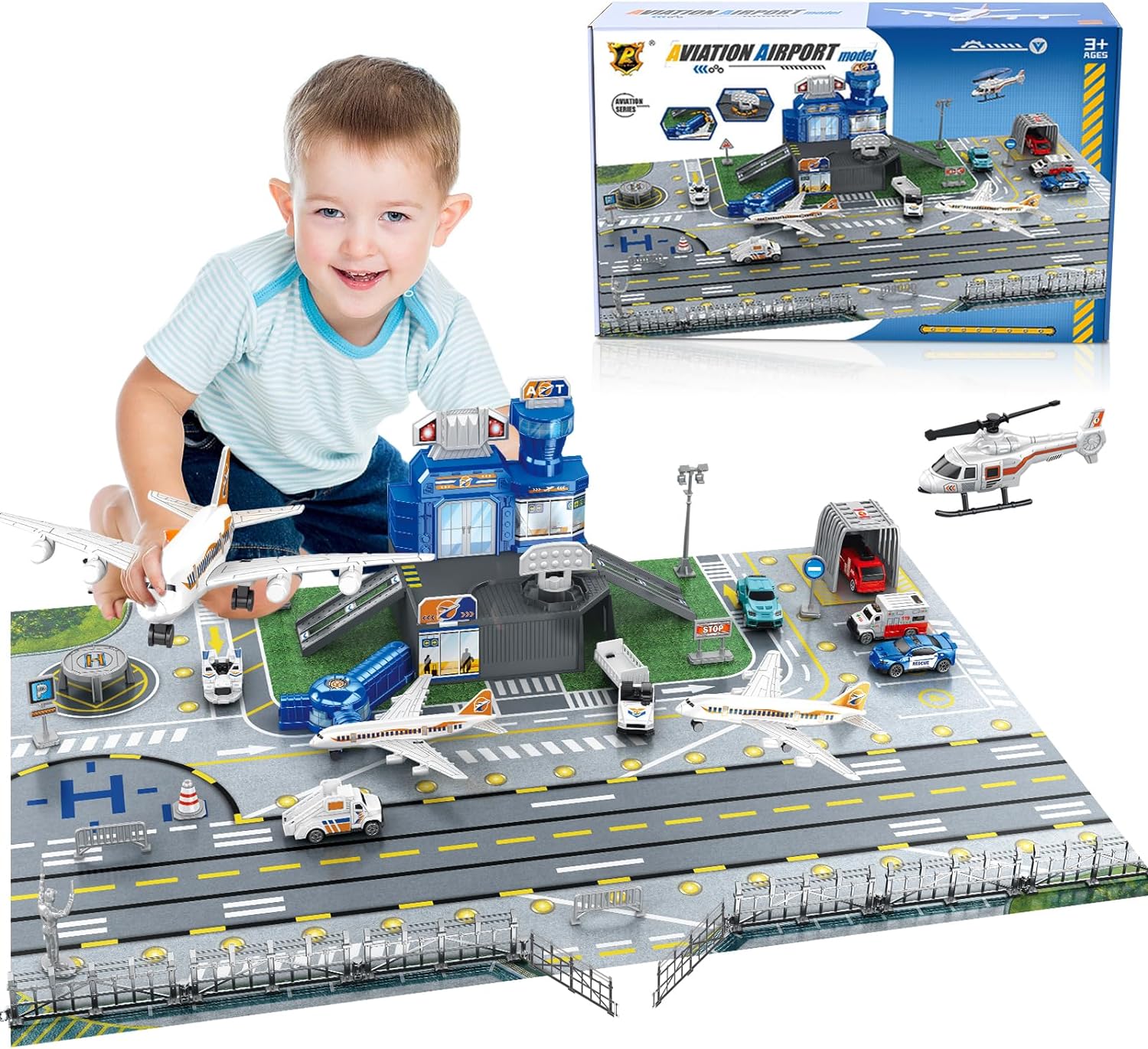 Children's Airport Scene Toy S - Model Kit Planes review and price