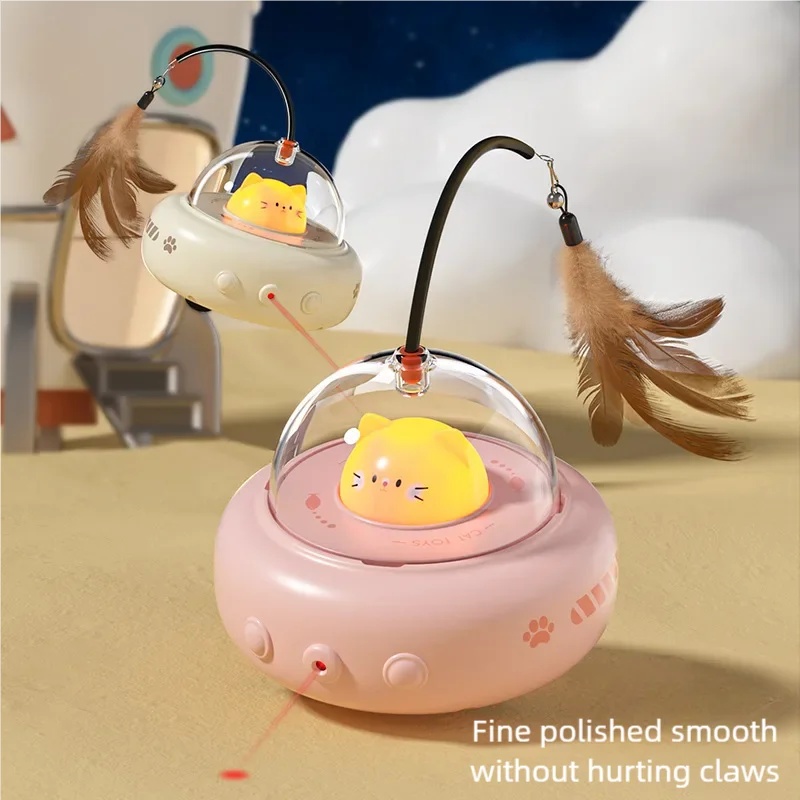 Electric UFO Smart Teaser Cat  - Model Kit Ufo review and price
