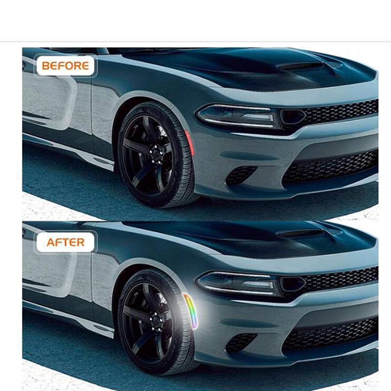 RGB LED Side Marker Lights for - Model Kit Dodge Charger review and price