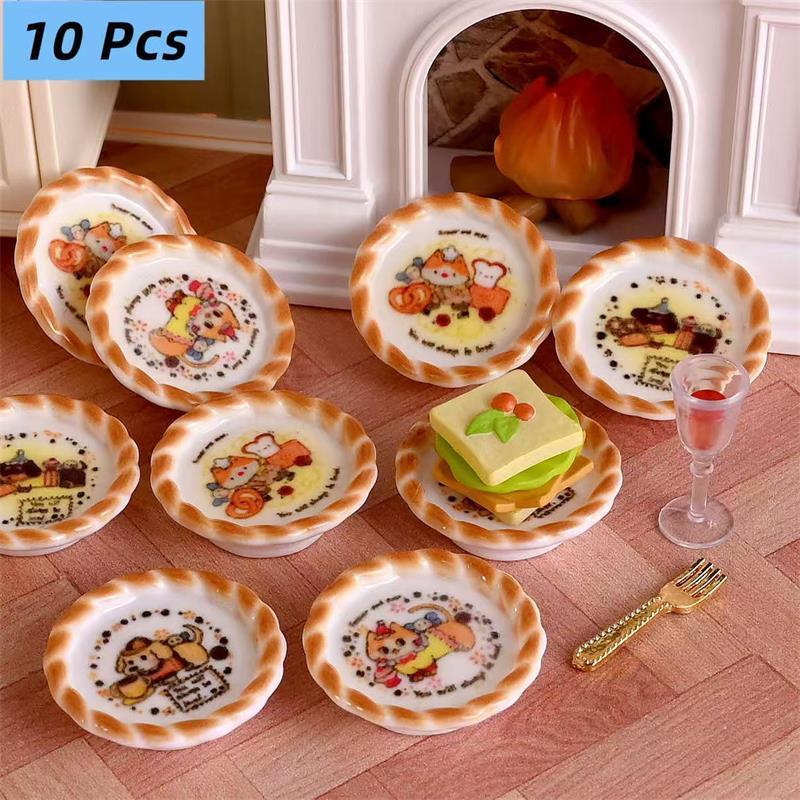 10Pcs/set Dollhouse Miniature  - Model Kit Resin review and price