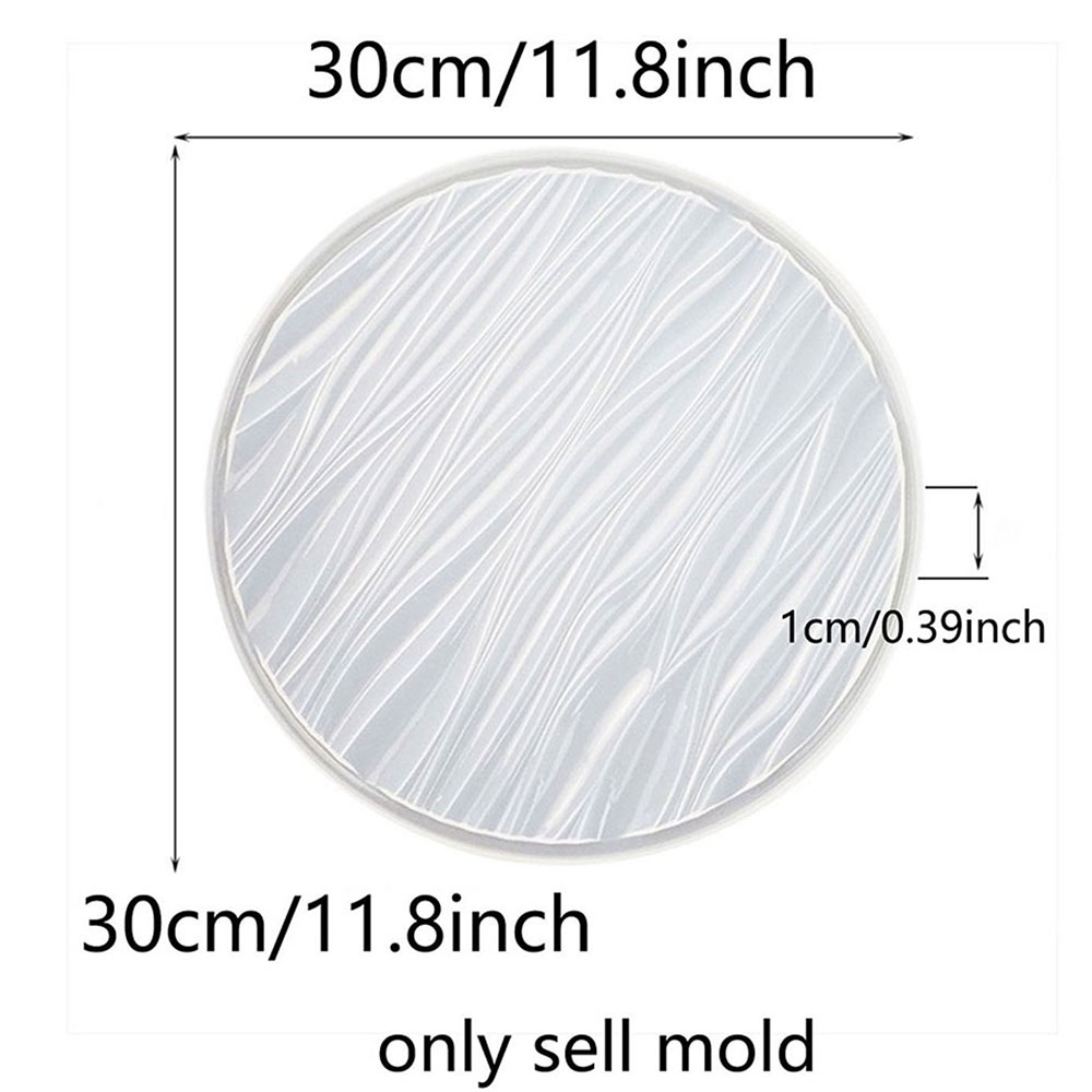 Large Round Tray Silicone Mold - Model Kit Resin review and price
