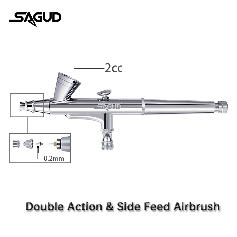 SAGUD Airbrush Model SD-135 0. - Model Kit Paint Set review and price