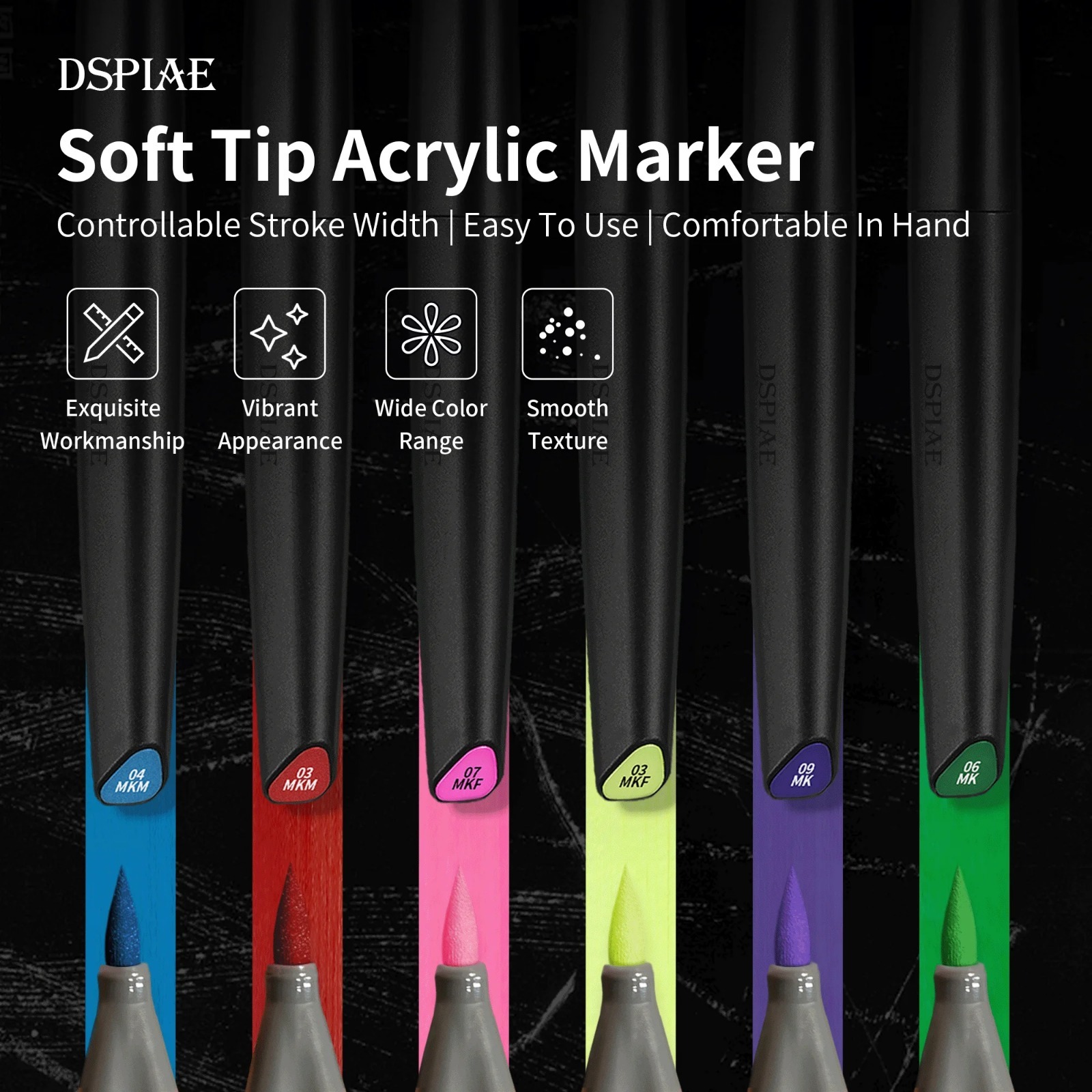 DSPIAE Soft Tip Water Based Ma - Model Kit Paint Set review and price
