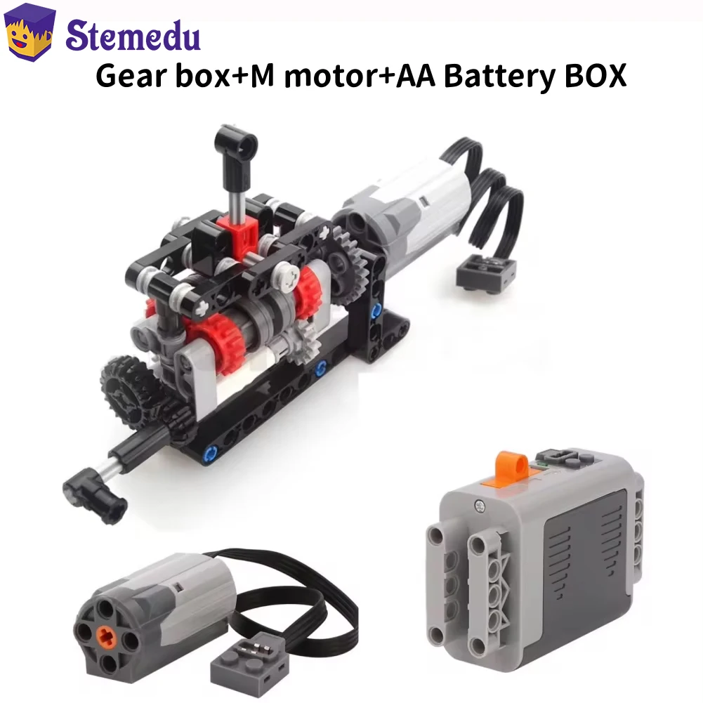 MOC High-tech 4 Speeds Gearbox - Model Kit Manual review and price