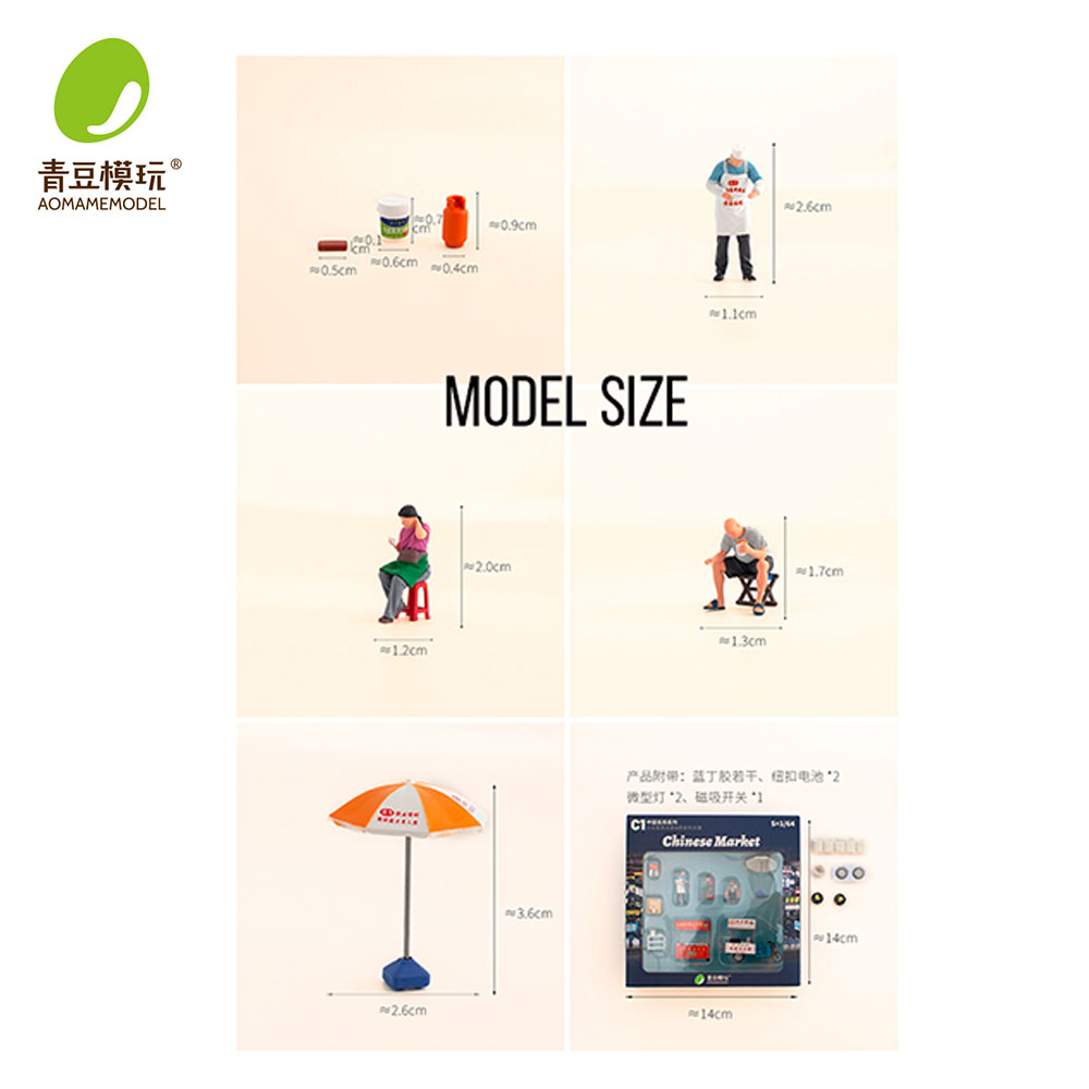1/64 Night market s Model Kit- - Model Kit Resin review and price