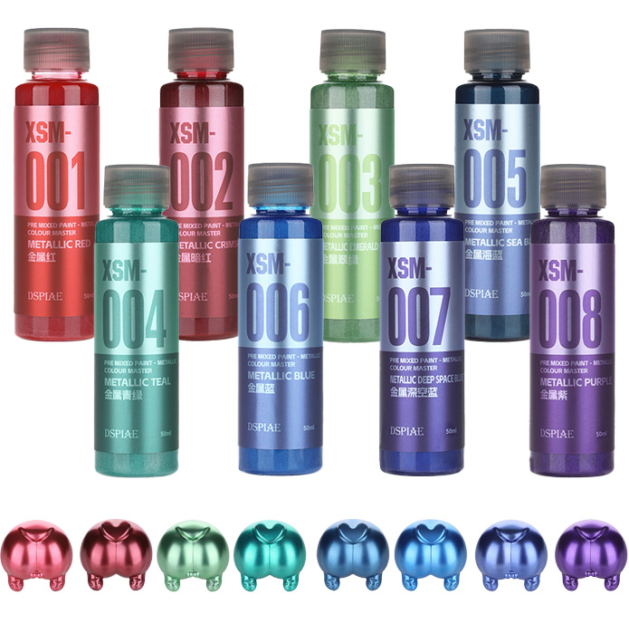DSPIAE XSM Metallic Water Base - Model Kit Paint Set review and price