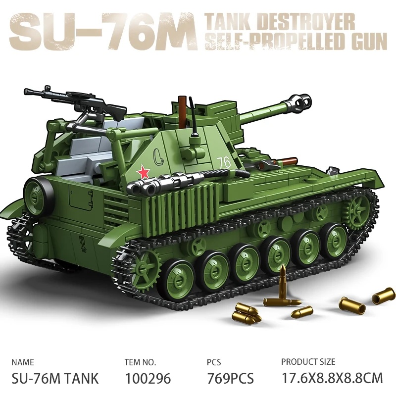 The Soviet SU-76M Tank Destroy - Model Kit Destroyer review and price