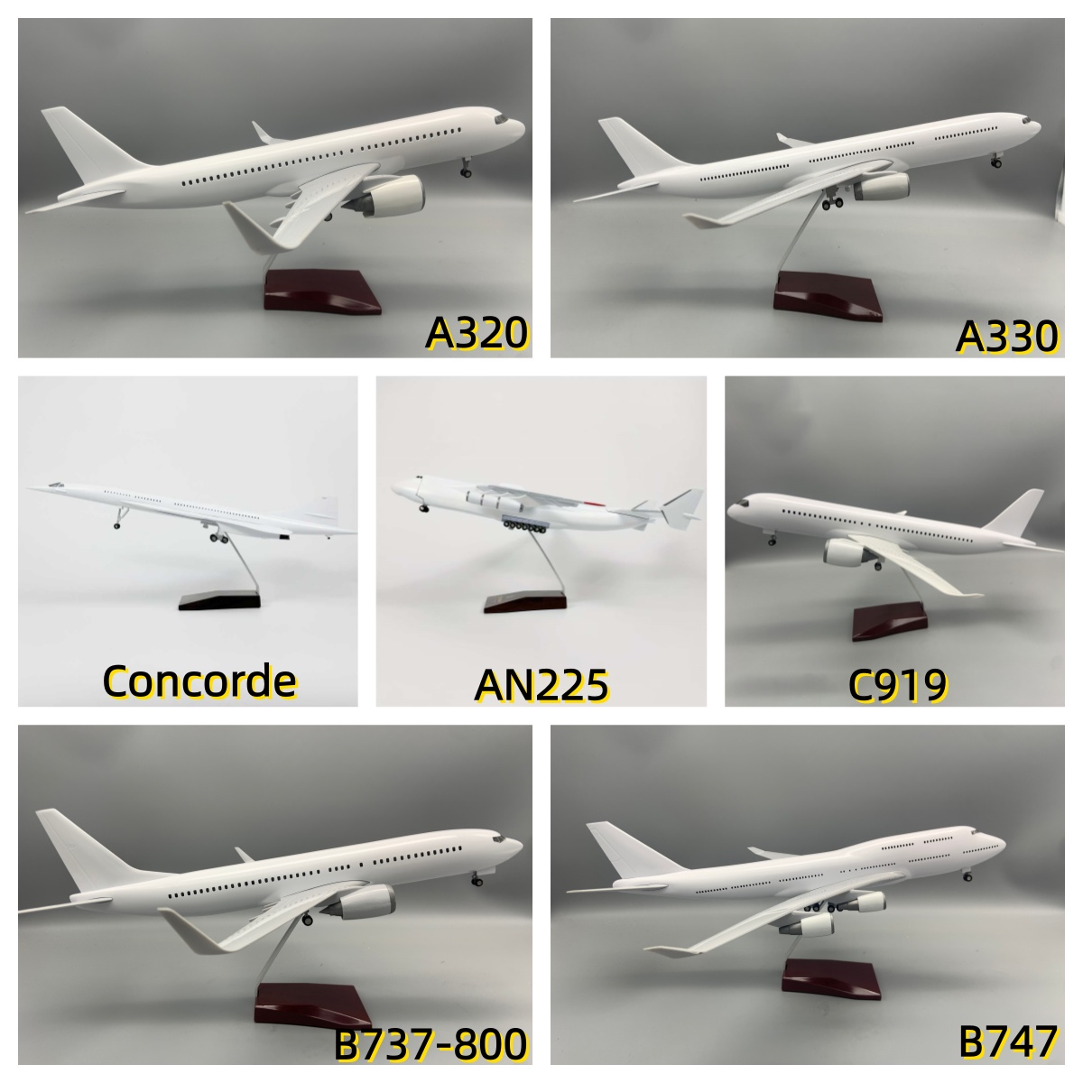 47CM Blank White DIY Airplane  - Model Kit Planes review and price
